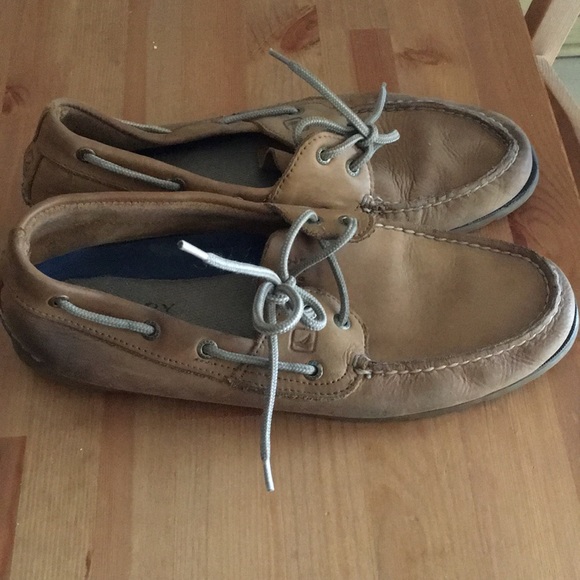 Men’s Brown Sperry Topsider Size 10 - Picture 2 of 4